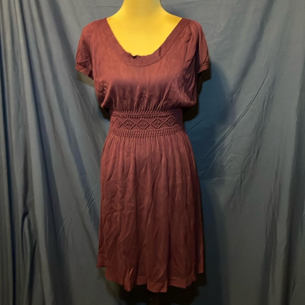 Max Studio Large Aubergine knit dress